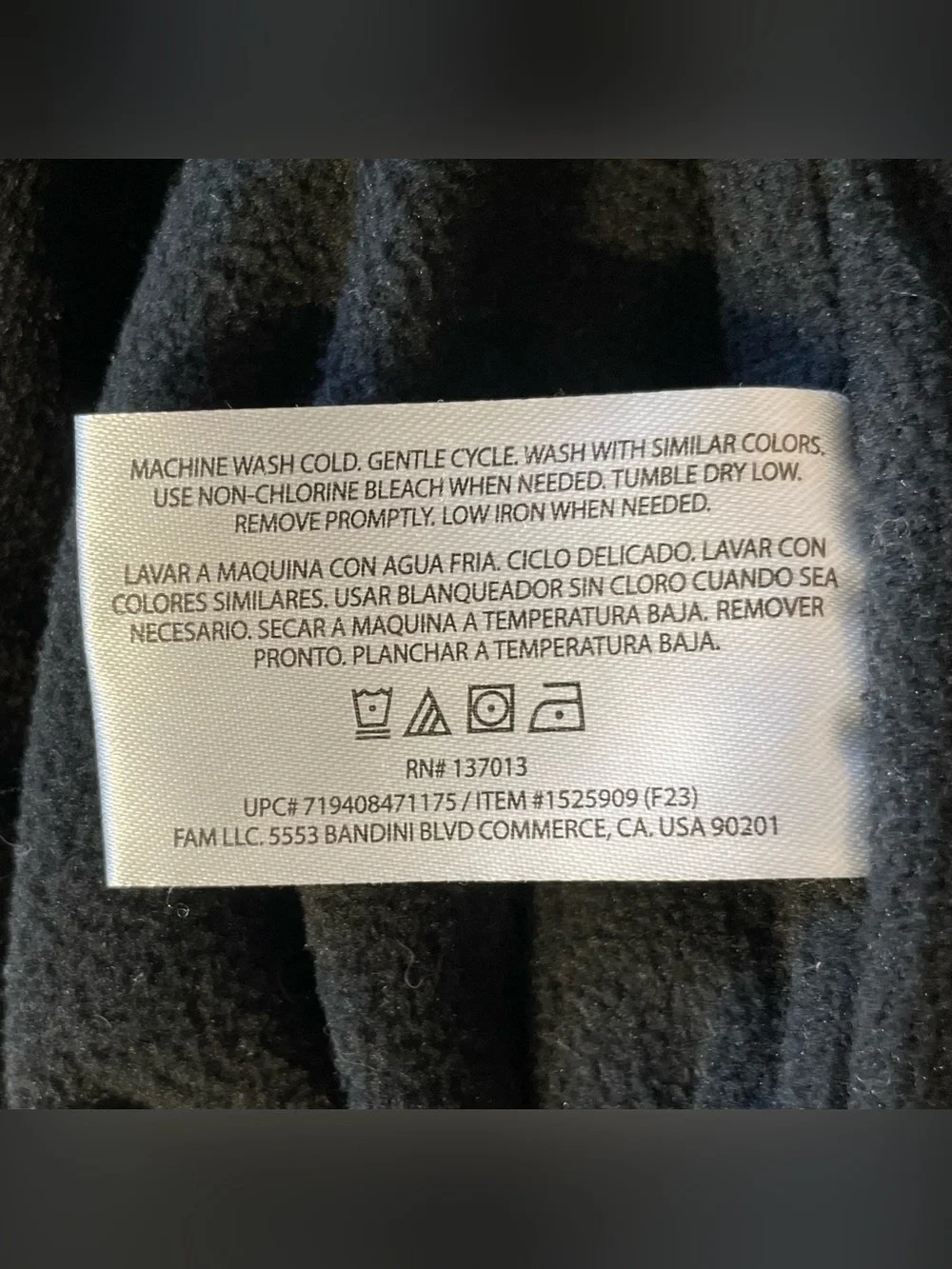 Orvis Fleece Lined Pants Mens 34x29 Black Outdoor Hike Nylon Stretch Cargo Warm